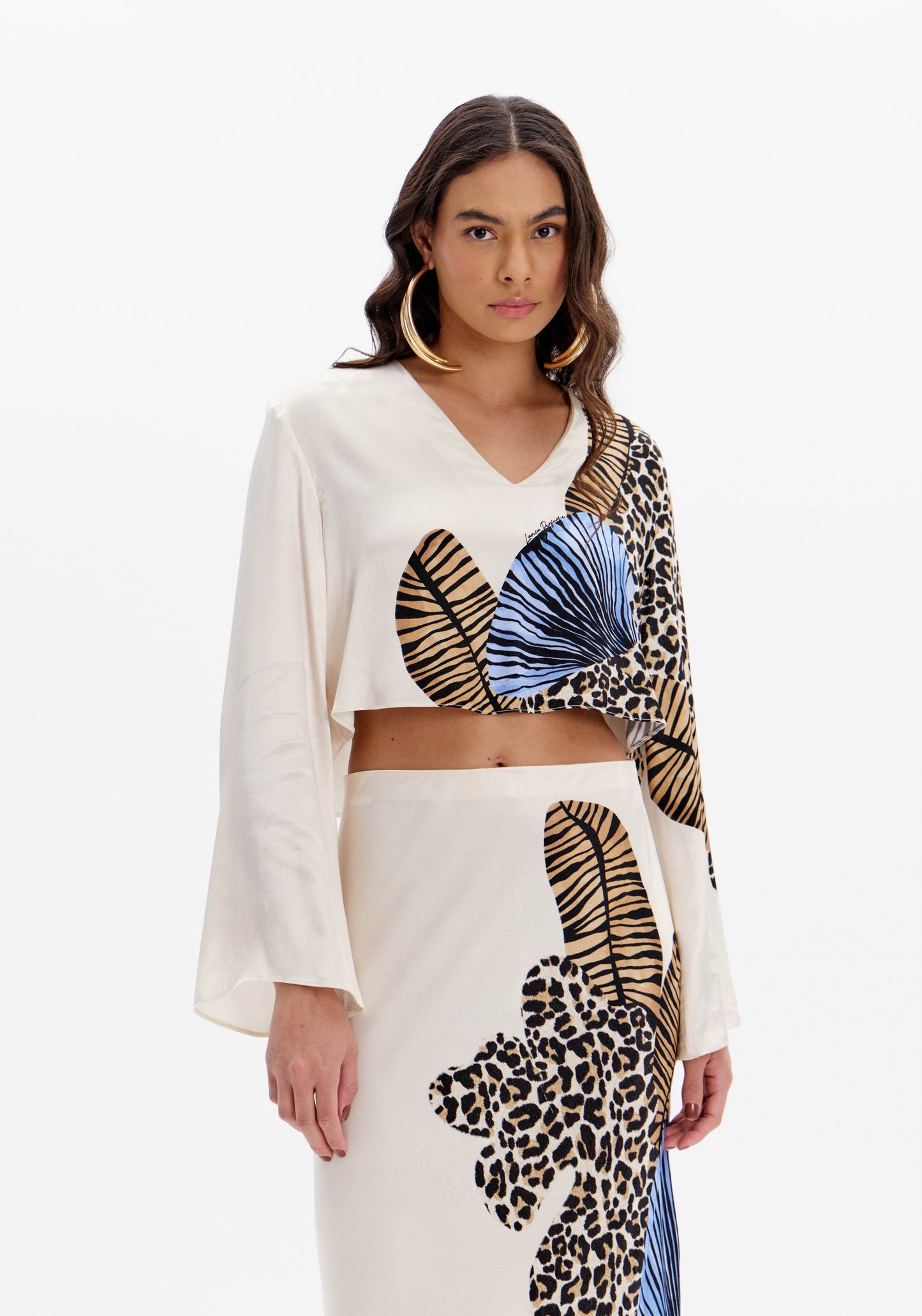 BLUSA COM PRINT