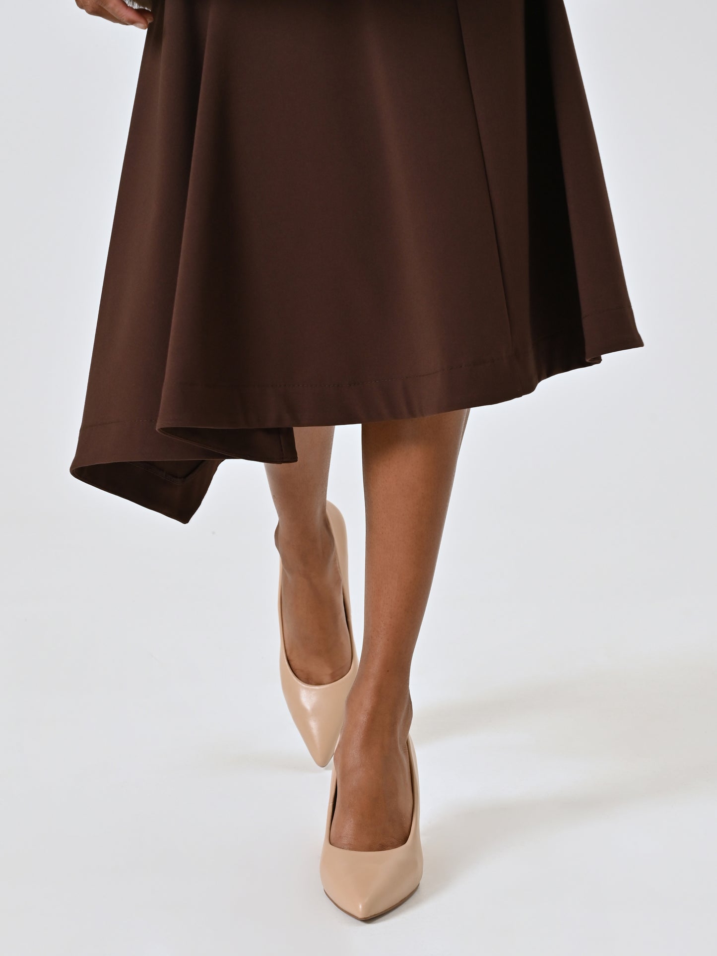 STILETTO COM SALTO DOURADO