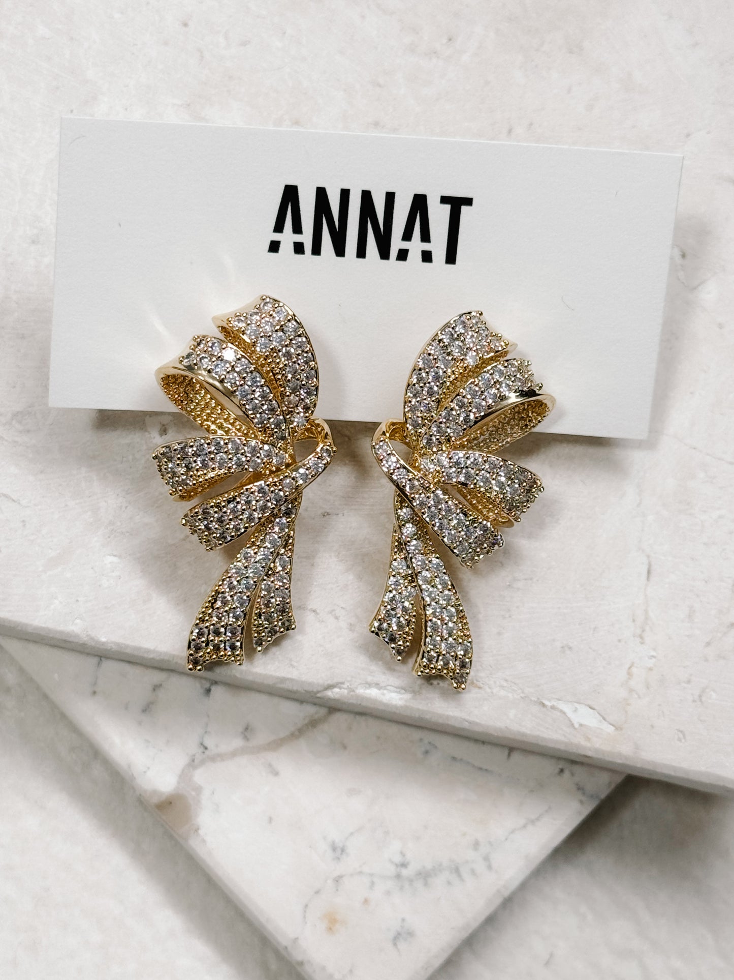 BRINCOS LAÇO CO CRISTAIS SWAROVSKI