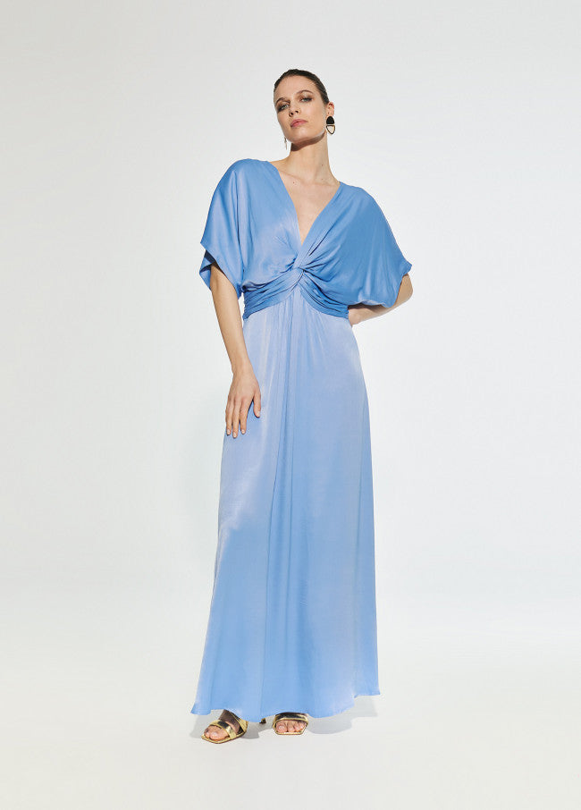 VESTIDO COM DRAPEADO FRONTAL