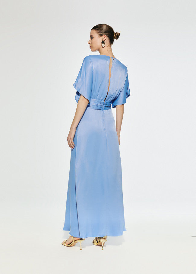 VESTIDO COM DRAPEADO FRONTAL