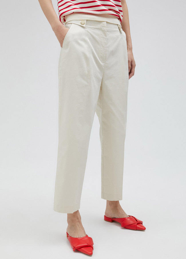 CALÇA COM ELÁSTICO E BOTÕES DOURADOS (+ CORES)