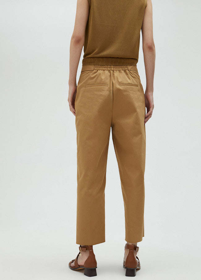 CALÇA COM ELÁSTICO E BOTÕES DOURADOS (+ CORES)