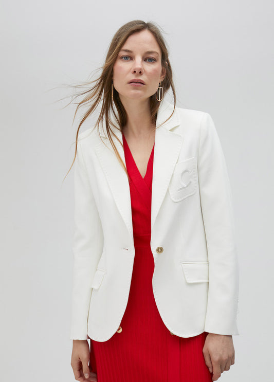 BLAZER COM BOLSO BORDADO LC