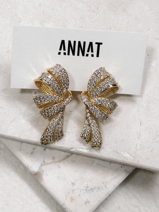 BRINCOS LAÇO CO CRISTAIS SWAROVSKI