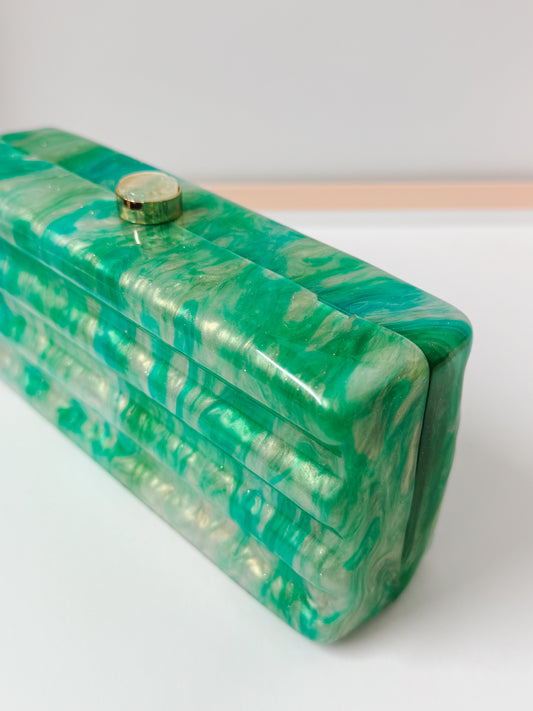 CLUTCH MARBLE OCEAN