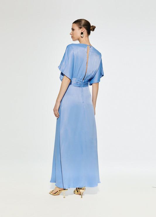 VESTIDO COM DRAPEADO FRONTAL