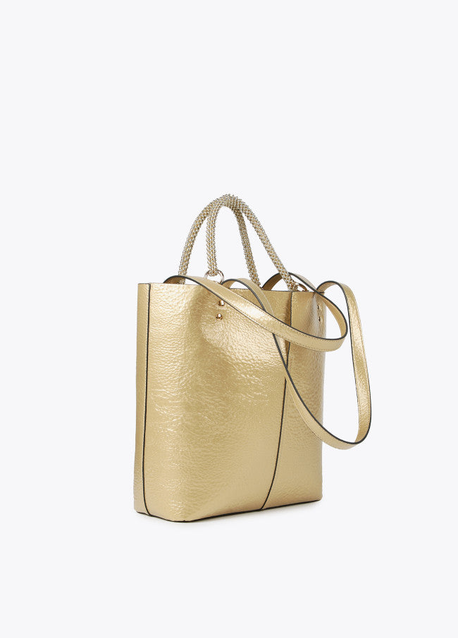 MALA SHOPPER COM EFEITO METALIZADO (+ CORES DISPONÍVEIS)