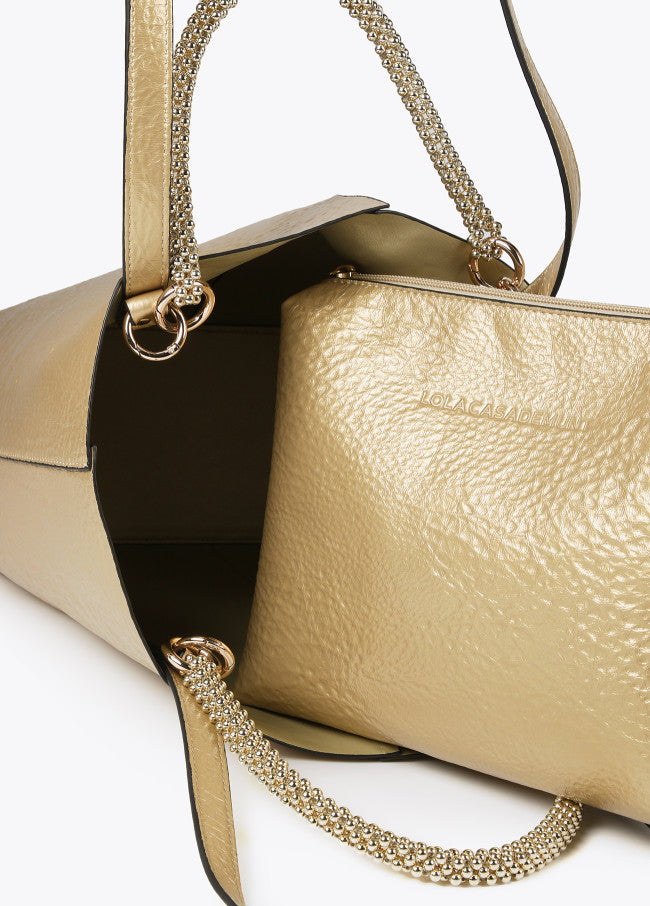 MALA SHOPPER COM EFEITO METALIZADO (+ CORES DISPONÍVEIS)